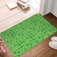 thumbnail image 5 of Xecao St Patrick's Day print Flannel Mat: Non-slip, 16x24in. Ideal for kitchen, bedroom, bath & living room., 5 of 9