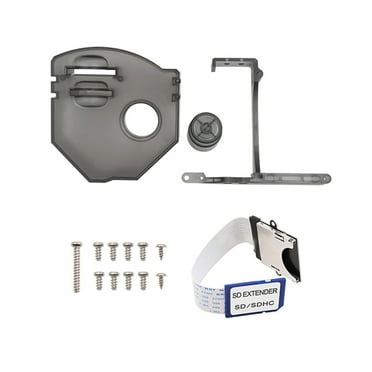 Plastic Drive Tray Insert Accessories SD Card Mounting Kit for DreamCast GDEMU VA1 Console, Grey