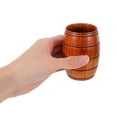 thumbnail image 5 of Masteelf Wooden Beer Mug for Drinking Use Brown Wood with Moderate Capacity Ideal for Home and Outdoor 12.5 oz, 5 of 8