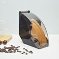 thumbnail image 3 of GROWTH TANK Dust Large Coffee Filter Holder Box Dispenser Shelf for Home Kitchen black, 3 of 8