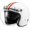 Medium It.White, variant on Dot Approved, Vintage Style Sun Shield Bubble Vis View Retro Protective Helmet Men Women, Adjustable, Lightweight, Durable, Portable, User-friendly, Compact, Open, Face