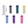 thumbnail image 3 of ABS Double-layer Straw Anti Cover Office Cup Large Capacity Car Large To Clean Grade Office Portable Sports Cup Grip Hydration Capacity rose, 3 of 9