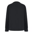 thumbnail image 5 of Linen Button Down Shirt Women Summer Fall Long Sleeve Gauze Tops Fashion Dressy Casual Work Blouse with Pocket, S-2XL, 5 of 5