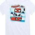thumbnail image 3 of Marvel Your Friendly Neighborhood Spider-Man - Spider Suit Masks - Toddler And Youth Short Sleeve Graphic T-Shirt, 3 of 5