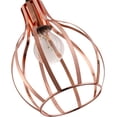 thumbnail image 3 of Kiven Modern Can Lights Retrofit Recessed Lighting with E26 Power Outlet Adapter, 4/5/6 Inch Replacement Conversion Kit, Farmhouse Pendant Lighting for Hallway Kitchen,1 Light,Rose Gold, 3 of 7