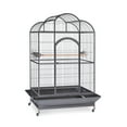 thumbnail image 3 of Prevue Pet Products Wrought Iron Silverado Macaw Dometop Bird Cage, Silver, 3 of 24