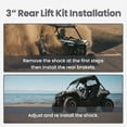 thumbnail image 6 of maXpeedingrods 3" Front & Rear UTV Lift Kits for Polaris Ranger Fullsize 570/Fullsize 570 XP/XP 900/XP 900 CREW/XP 1000/XP 1000 CREW/1000 Diesel/1000 Diesel CREW 2013-2021, 6 of 9