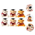 thumbnail image 4 of colgantes de oso de peluche para graduación, llavero de oso de peluche, decoración colgante de oso pequeño., 4 of 7