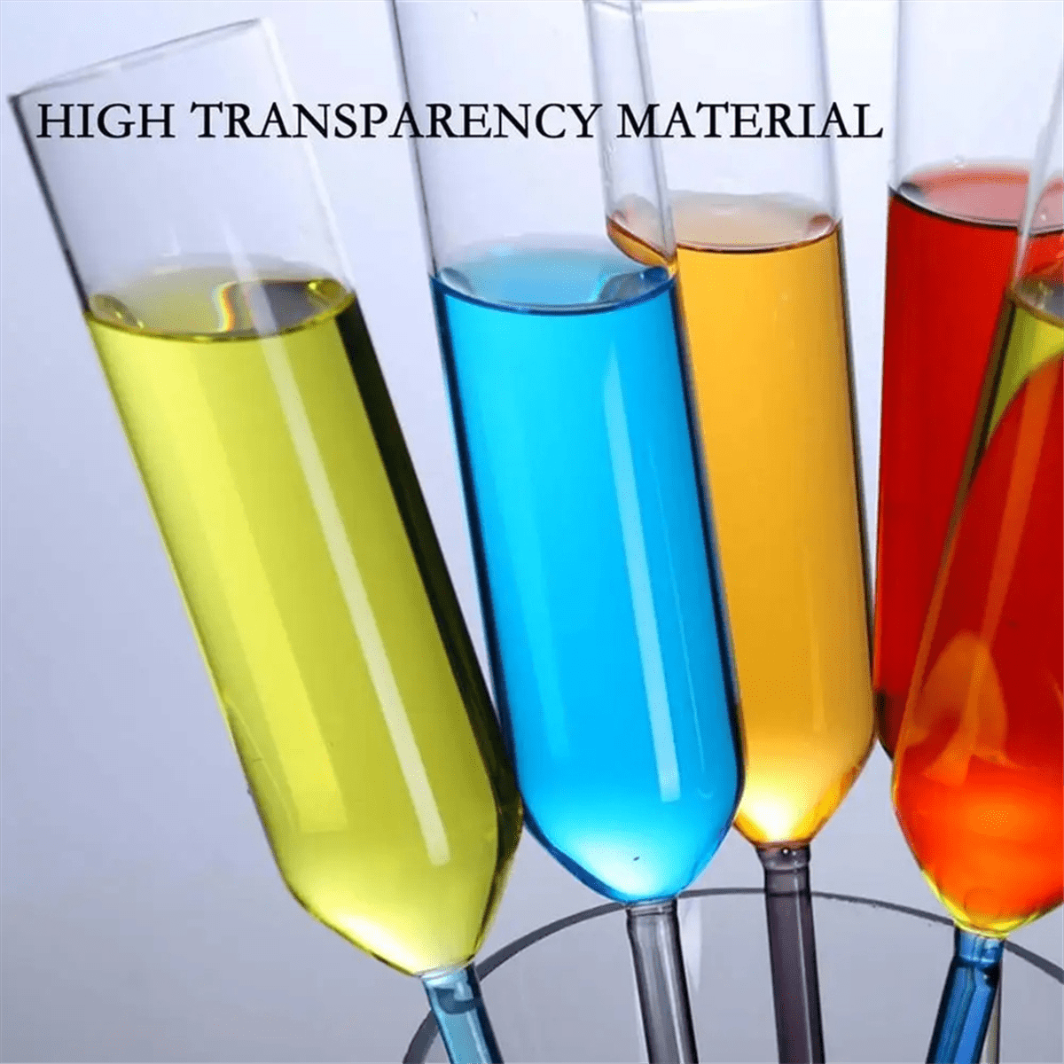 Floating Wine Glasses 6pcs Acrylic Wine Glasses Floating Champagne Flutes Summer Beach Beverage Drinking Goblet Cup
