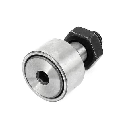 Stud Track Roller - Stud Type Track 8mm Dia Thread Metal Rod Cam Follower Needle Roller Bearing