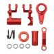 thumbnail image 1 of Steering Servo Saver Aluminum Alloy Stable Smoothly Operation RC Steering Assembly for TRAXXAS SLASH 1/10 RC Car Red, 1 of 1