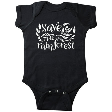 

Inktastic Save the Rainforest with Leaves Gift Baby Boy or Baby Girl Bodysuit