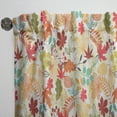 thumbnail image 3 of Designart 'Stylized Autumn Leaves With Pattern' Modern & Contemporary Curtain Panel, 3 of 5