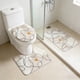thumbnail image 3 of Alfombras de Baño Súper Absorbentes para el Piso Del Baño, Alfombra de Flanela de 3 Piezas Set 80x50cm, Espuma de Memoria Antideslizante Y Alfombras de Baño Pequeñas Lavables para el Baño, 3 of 6