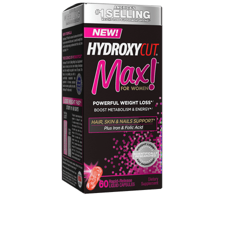 Hydroxycut Pro Clinical Max! For Women Diet Supplement Rapid Release Ctules, 60 (Best Diet For Bulking Up Muscle)