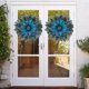 thumbnail image 5 of Guirnalda Elegante De Pavo Real Para Puerta Delantera, Corona De Pavo Real Azul Para Decoraciones Del Hogar Vogacara HA037495-00, 5 of 6