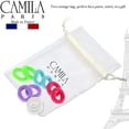 thumbnail image 4 of Camila Paris CP1347/10 French Hair Accessories for Women (1 1/2 inch) Hair Ponytail. Strong Hold/No Slip Grip and Durable Styling Girls Hair Ornaments. Made in France, 4 of 4