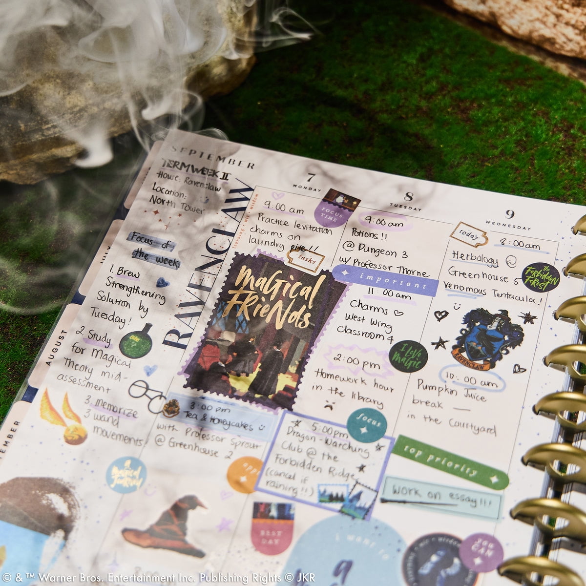 Happy Planner Harry Potter Enchanted Grounds Jan-Dec 2026 12 Month Planner