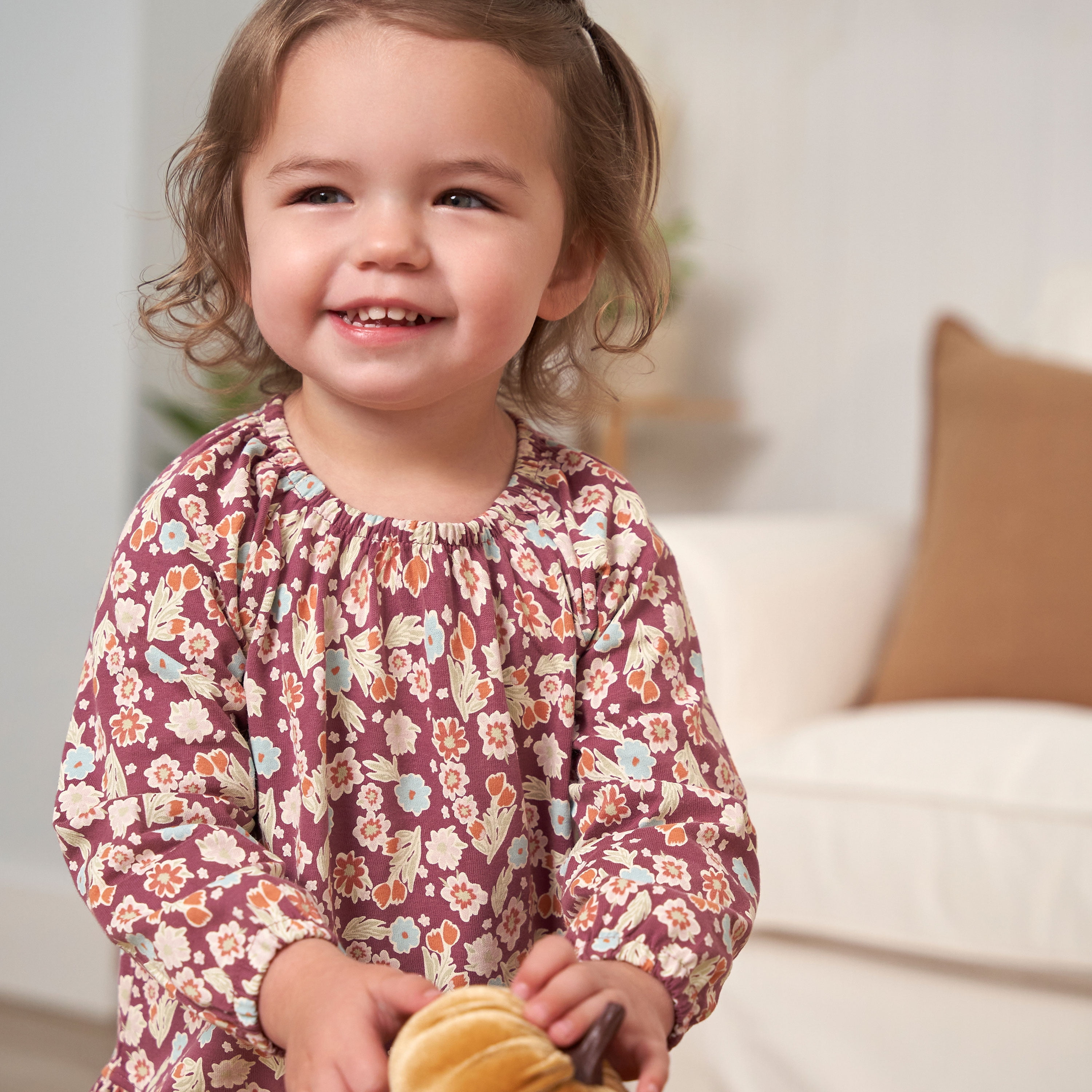 Gerber Toddler Girl Dress, Top and Legging Set, 3-Piece, Sizes 2T-5T