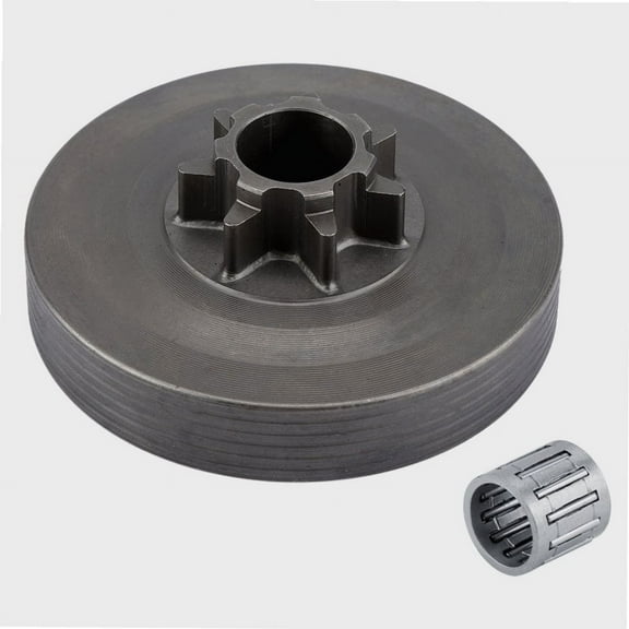 Drum Sprocket Kit Replacement with Needle Bearing, Drum Bearing Sprocket Worm Gear Kit for Chainsaw 4500 5200 5800 Part