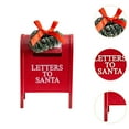 thumbnail image 6 of Christmas Decoration Mailbox Ornament Holiday Decor Featuring a Compact Nostalgic Design for Office and Window Displays, 6 of 9