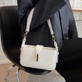 thumbnail image 4 of Bolso Tipo Cartera Cruzado Pequeño Cuero PU para Axila, 4 of 8
