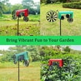 thumbnail image 4 of Tractor Wind Spinner, Tractor Shaped Metal Windmill for Outdoors,for Flower Bed Lawn Garden, 4 of 8