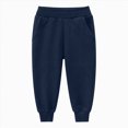 thumbnail image 2 of Pants For Boys 1-7 Years Tiddler Kids Baggy Sweatpants Wide Leg Pants Fall Winter Workout Athletic Pants Kids Sweatpants Size 4-5 Years, 2 of 4