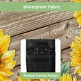thumbnail image 4 of Outdoor TV Cover 30 to 32 Inches, Farmhouse Sunflower Country Floral Vintage Brown Wood Grain Waterproof TV Cover with Remote Control Pocket, Flat Screen TV Cover Protector for Outside TV, 4 of 6