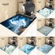 thumbnail image 2 of felpudos entrada casa algombra cocina antideslizante felpudo friends Almohadilla de drenaje súper absorbente estilo Mármol, estera de secado resistente a la suciedad, antimoho, para fregadero de cocin Fivean unisex, 2 of 2