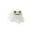 A004- D, variant on Cute Ghost Squishy Toy with Green Eyes and Zigzag Mouth, Single Piece, White, for Halloween Party Favors, Relaxation Toy