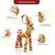 thumbnail image 4 of Artesanías Decorativas Cabra navideña alta de paja sueca tejida, adorno de Navidad con cinta roja para decoración tradicional navideña (1 unidad) JASKFLY, 4 of 7