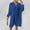 Blue, variant on ZZwxWA Womens Plain Beach Cover Ups Button Down Sheer Split Kimono Oversized T Shirt Swimsuit Cover Up Dress Lightweight Blouse