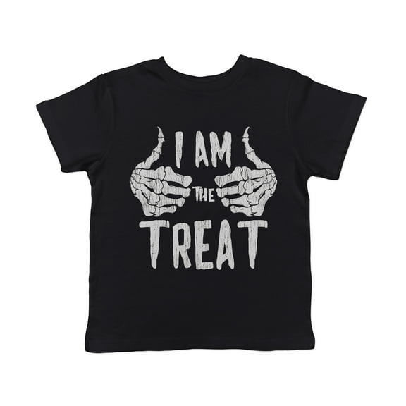 Toddler Funny T Shirts I Am The Treat Sarcastic Halloween Graphic Novelty Tee For Young Kids