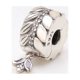 thumbnail image 1 of Colgante de plata Ley 925 para mujer, cadena de seguridad con Pavé Clip transparente, cuentas de oro rosa, joyería para Festival, compatible con Pandora, 1 of 4