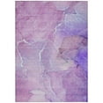 thumbnail image 2 of Addison Rugs Chantille Indoor/Outdoor Transitional Watercolors Purple Washable Rectangle Rug, 2'6" x 3'10", 2 of 6