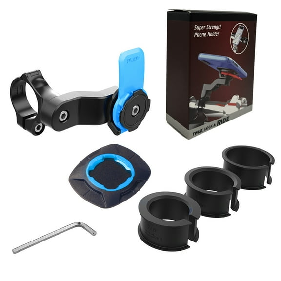 Motorcycle Bike Phone Holder Phone Bracket Vibration Damper Bike Handlebar Navigation Support for 4.7-7.2'' Phone