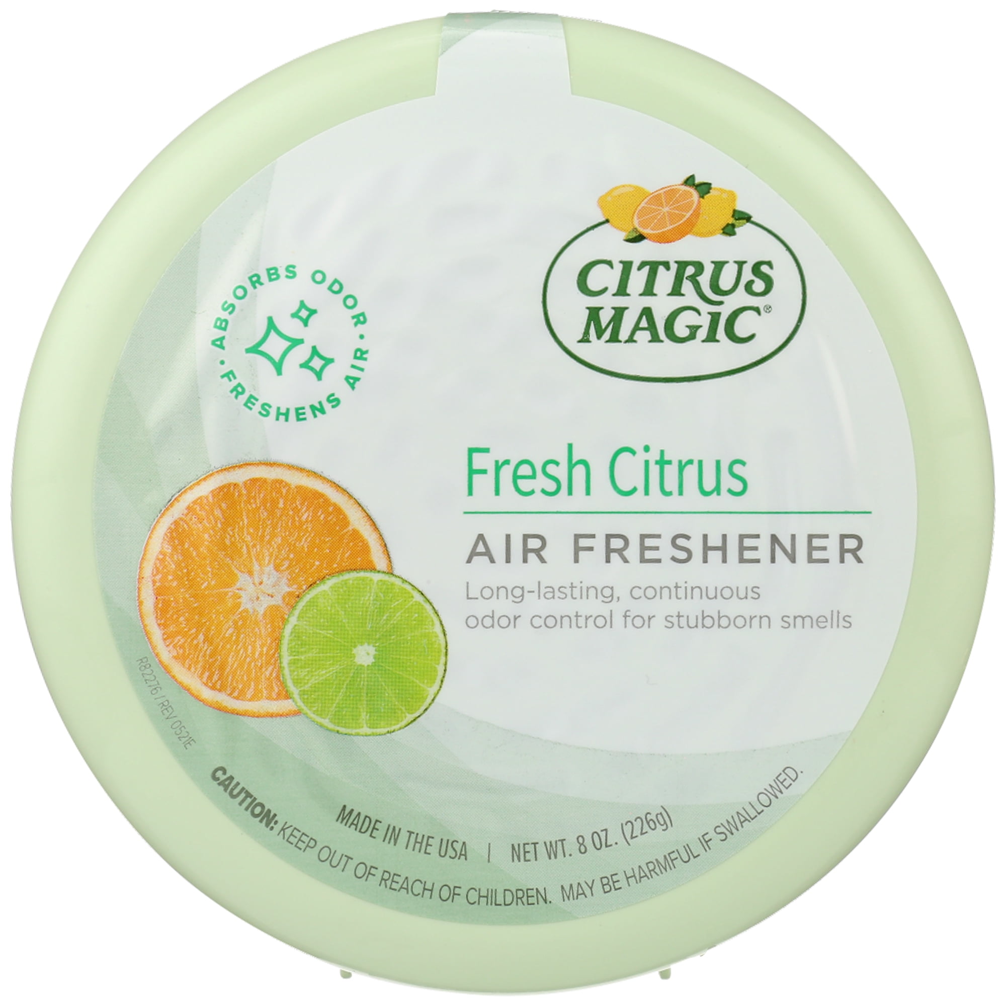 Citrus Magic Odor Absorbing Solid Air Freshener  Fresh Citrus  8-Ounce
