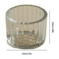 thumbnail image 3 of Lilixerw Tealight Candle Holder,Clear Small Votive Candle Holders for Table Centerpiece,Glass Tea Light Candles Holder,for Party Home Christmas Wedding Decor, 3 of 6