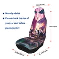 thumbnail image 2 of Gravity Falls Auto Seat Covers 2pcs Car Seat Protectors Non-Slip Vehicle Seat Cushions Stylish Protective Car Seat Covers, 2 of 9
