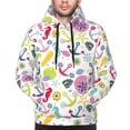 thumbnail image 4 of Hoodies for Men - Undersea seahorse Long Sleeve Comfrt Men'S Fashion Hoodies & Sweatshirts, Sweatshirts for Men Hoodies Pullover Clothing Clothes with Pouch, 4 of 7