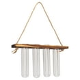 thumbnail image 1 of Plant Propagation Station Wall Hanging Terrarium With Wooden Stand Mini Test Tube for Home Room Decoration, 1 of 7