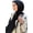 C1 Black, variant on Instant Hijab Scarf for Women – Soft, No-Iron, No-Pins, Ready-to-Wear Hijab – Stretchy & Lightweight Polyester Fabric