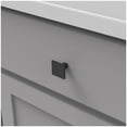 thumbnail image 7 of Hickory Hardware Hh075341 Skylight 1-1/4" Sleek Square Cabinet Knob / Drawer Knob - Bronze, 7 of 7