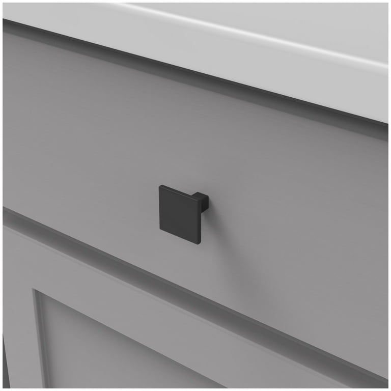 1-1/4 in. SQ Skylight Stainless Steel Cabinet Knob 1-1/4 in. SQ Skylight Stainless Steel Cabinet Knob