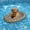Grey Paws, variant on Dog Float Raft - Inflatable Dog Swimming Float for Summer (Small, Dog)