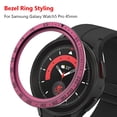 thumbnail image 1 of Anillo De Reloj Anillo de parachoques con bisel antiarañazos para Samsung Galaxy Watch5 Pro de 45 mm (rojo vino), 1 of 8