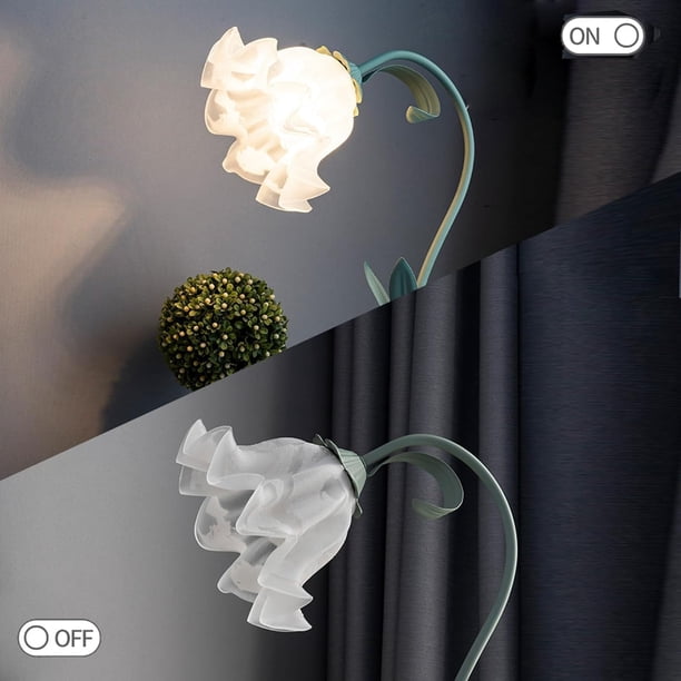 Flower Lamp Vintage Lamp Cute Desk Lamp Vintage Flower Table Lamp