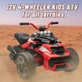 thumbnail image 1 of Royalbelle Red 12V Electric Ride on Truck Car Remote Control, 7MPH, 2x55W Motor, 1 of 8