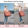thumbnail image 5 of Red Strawberry Plants Fruit Dot Travel Tote Bags for Women Carry On,Large Weekender Bags for Women Travel,Multi Functional Duffle Bag for Work,Shopping,Sports, 5 of 5
